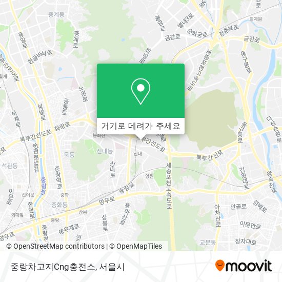 중랑차고지Cng충전소 지도