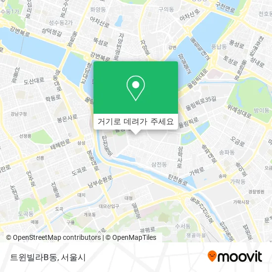 트윈빌라B동 지도