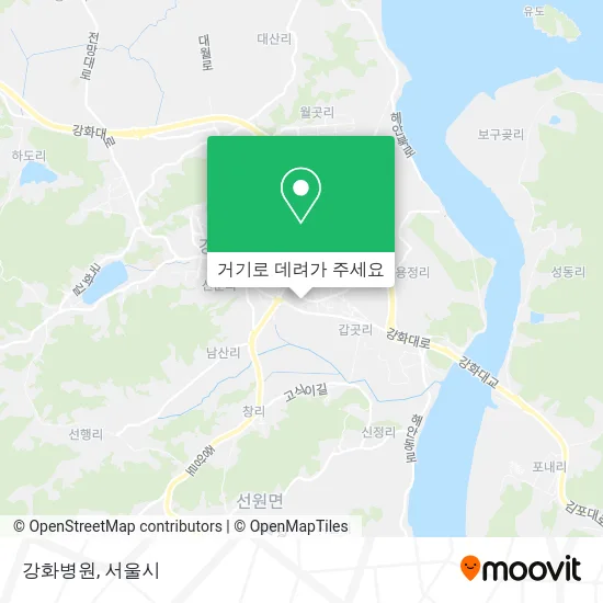 강화병원 지도