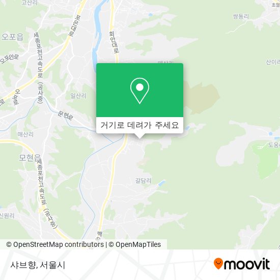 샤브향 지도