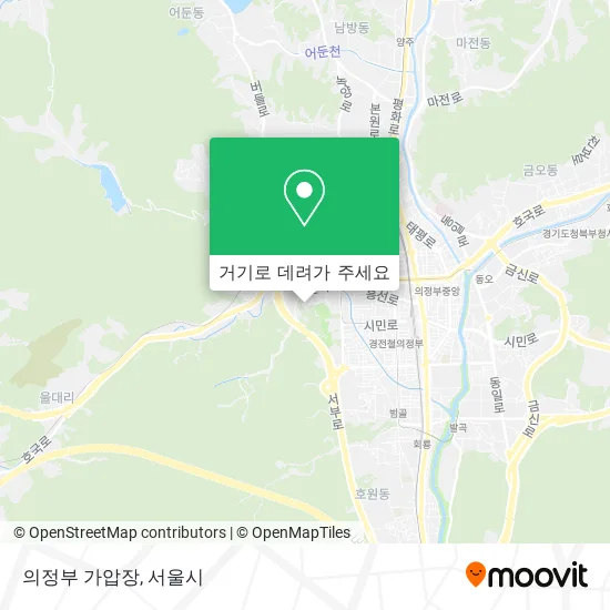 의정부 가압장 지도