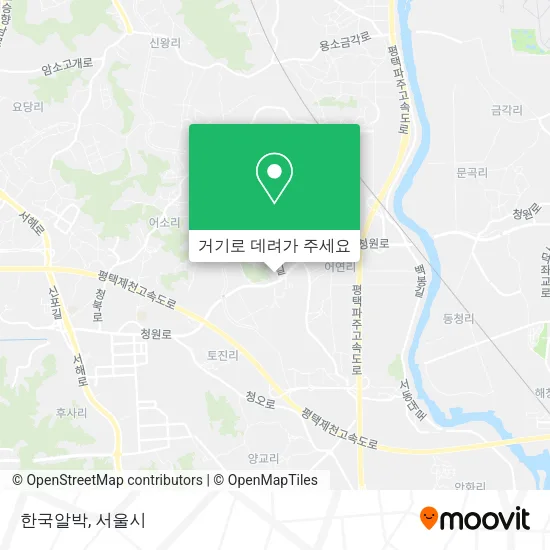 한국알박 지도