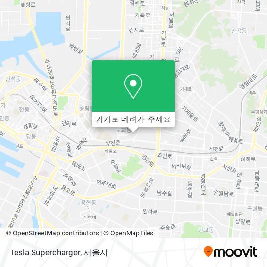 Tesla Supercharger 지도