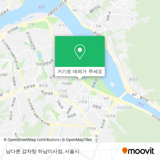 남다른 감자탕 하남미사점 지도