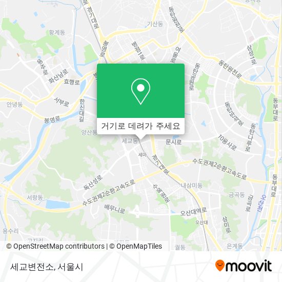 세교변전소 지도