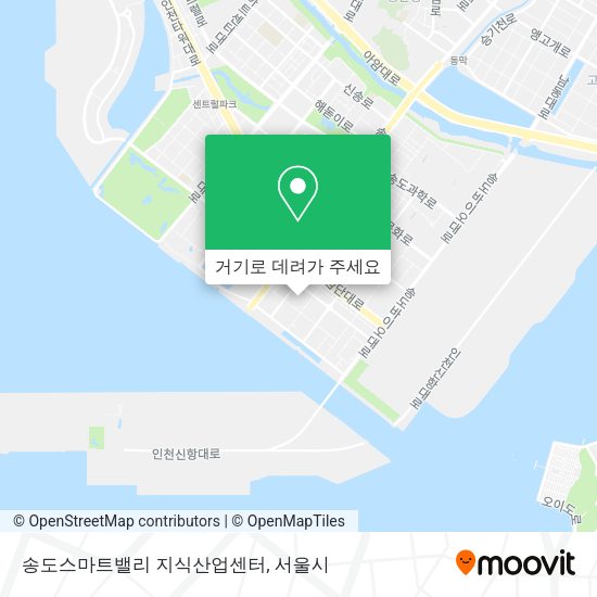 송도스마트밸리 지식산업센터 지도