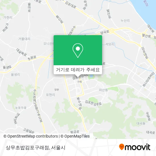 상무초밥김포구래점 지도