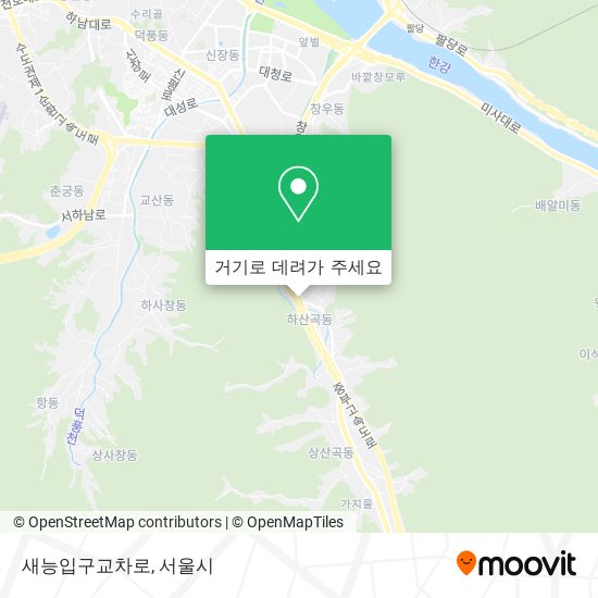 새능입구교차로 지도