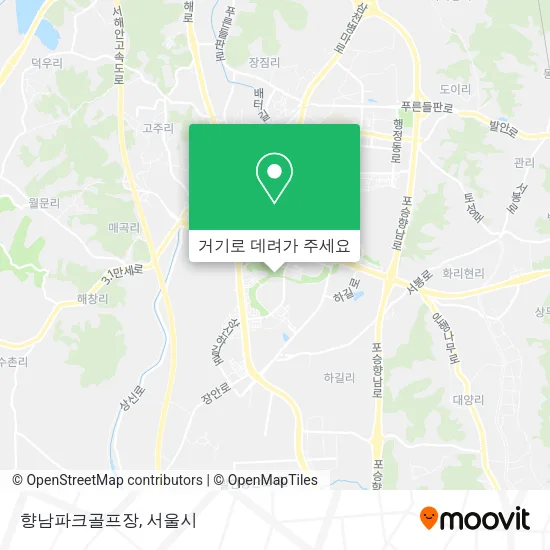 향남파크골프장 지도