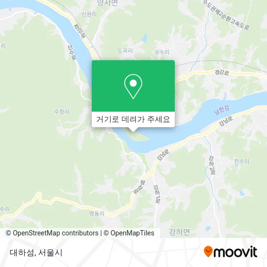 대하섬 지도