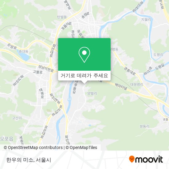 한우의 미소 지도