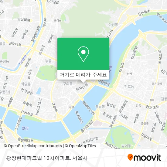 광장현대파크빌 10차아파트 지도