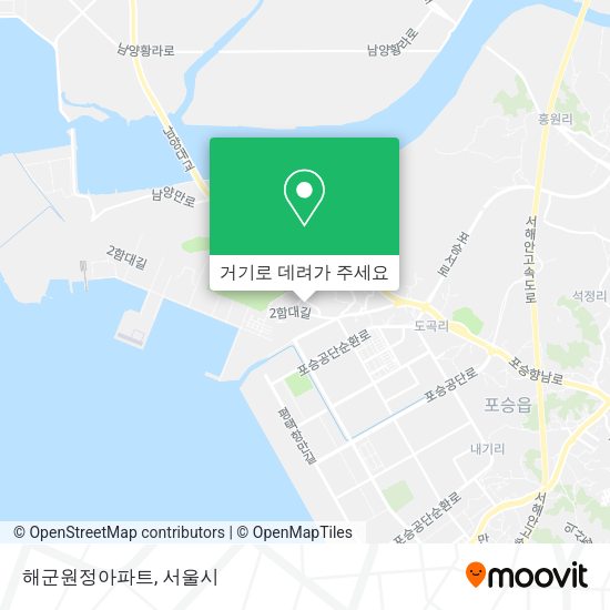 해군원정아파트 지도