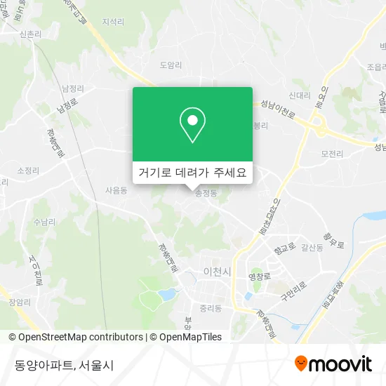 동양아파트 지도