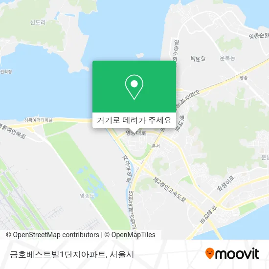 금호베스트빌1단지아파트 지도