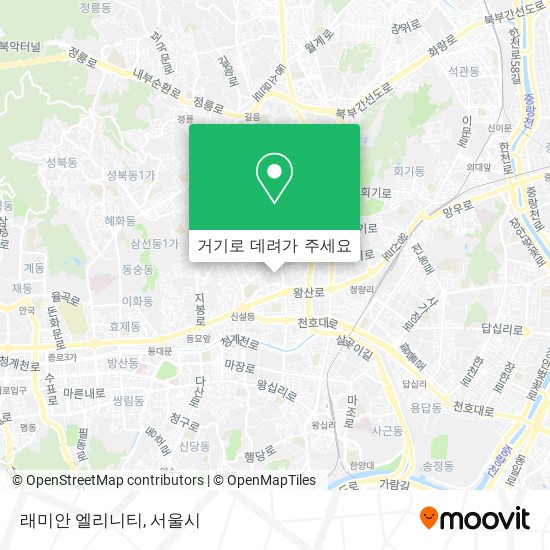 래미안 엘리니티 지도