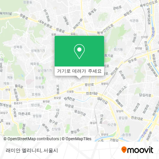 래미안 엘리니티 지도