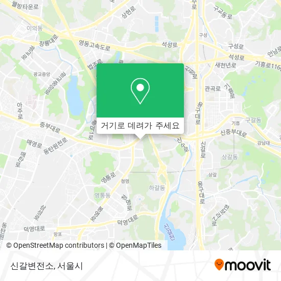 신갈변전소 지도