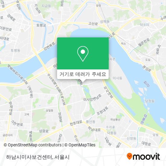 하남시미사보건센터 지도