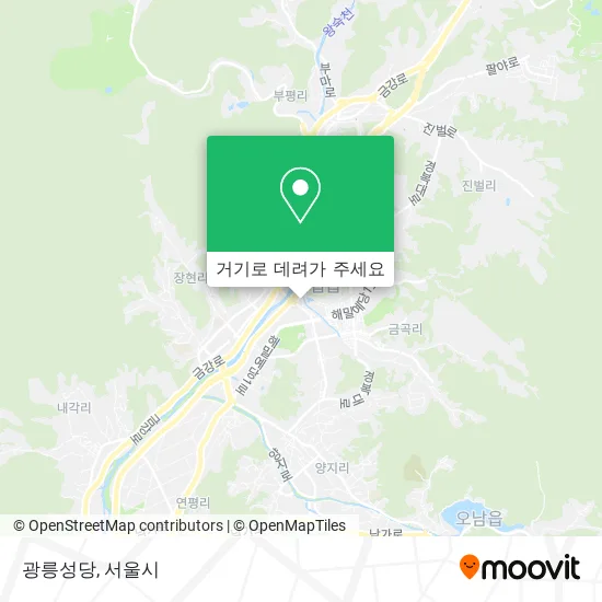 광릉성당 지도