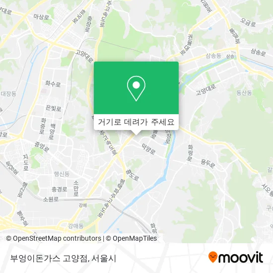 부엉이돈가스 고양점 지도