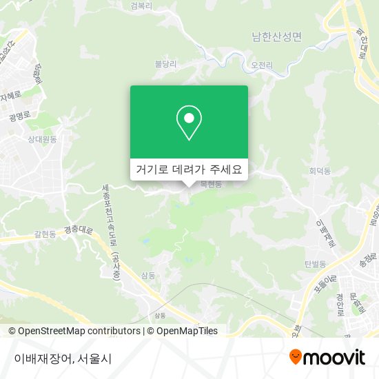 이배재장어 지도