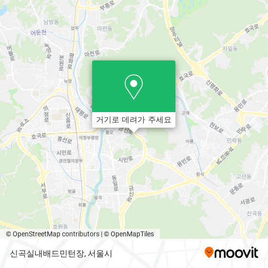신곡실내배드민턴장 지도