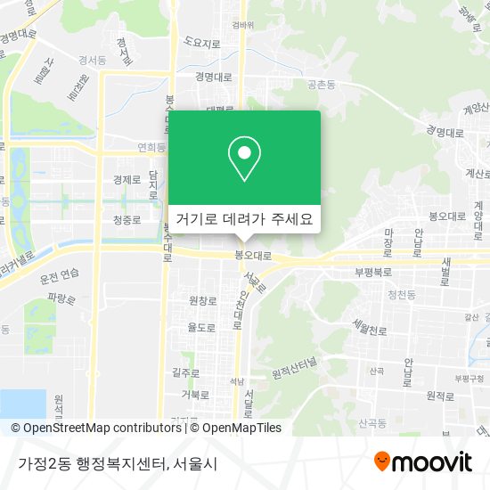 가정2동 행정복지센터 지도