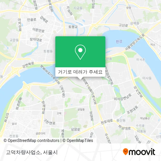 고덕차량사업소 지도