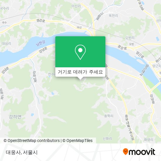 대웅사 지도