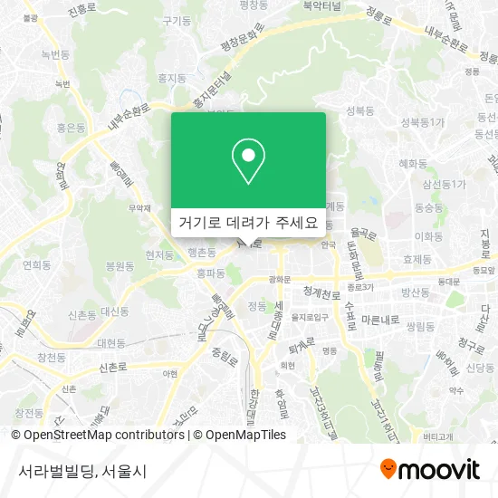 서라벌빌딩 지도