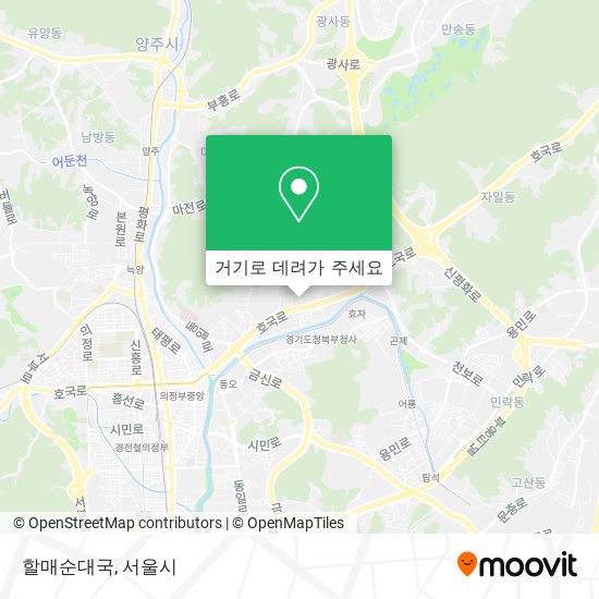 할매순대국 지도