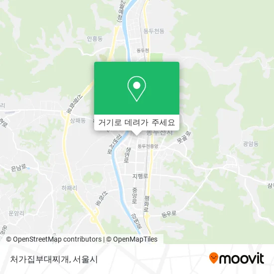 처가집부대찌개 지도