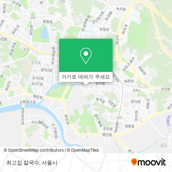 최고집 칼국수 지도