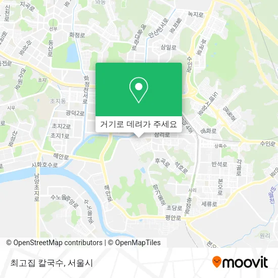 최고집 칼국수 지도