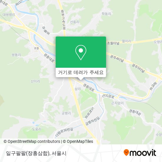 일구팔팔(장흥삼합) 지도