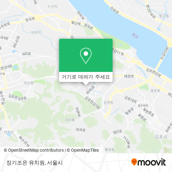 장기조은 유치원 지도