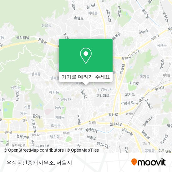 우정공인중개사무소 지도