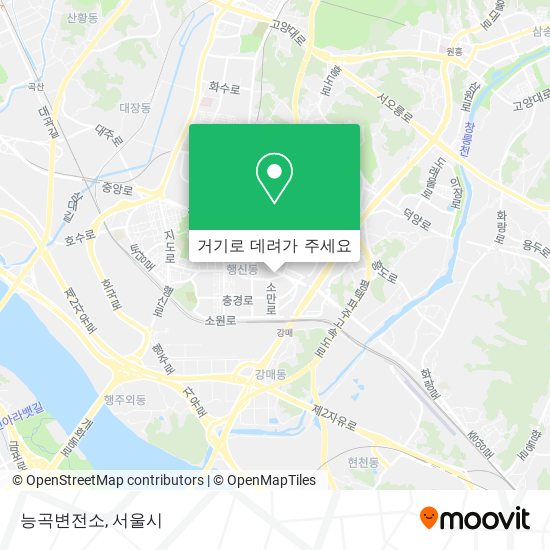 능곡변전소 지도