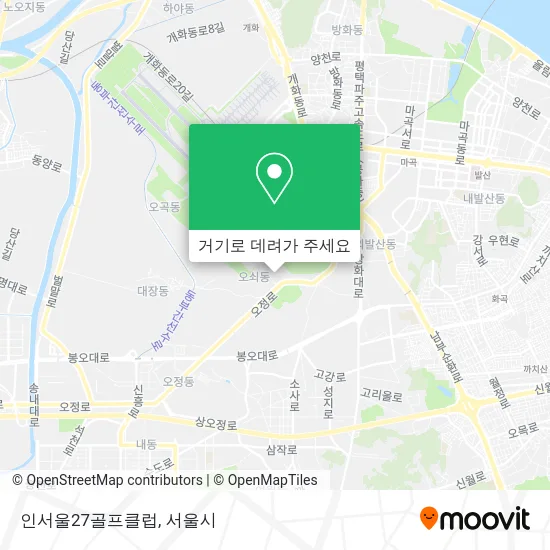 인서울27골프클럽 지도