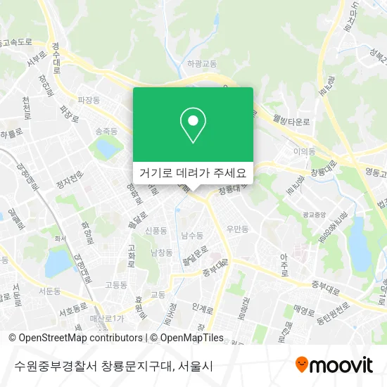 수원중부경찰서 창룡문지구대 지도