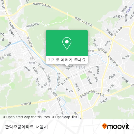 관악주공아파트 지도