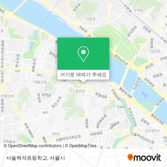 서울백석초등학교 지도