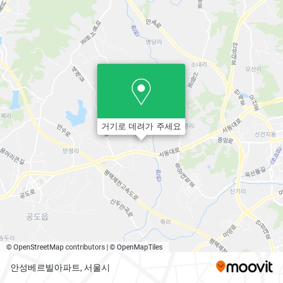 안성베르빌아파트 지도
