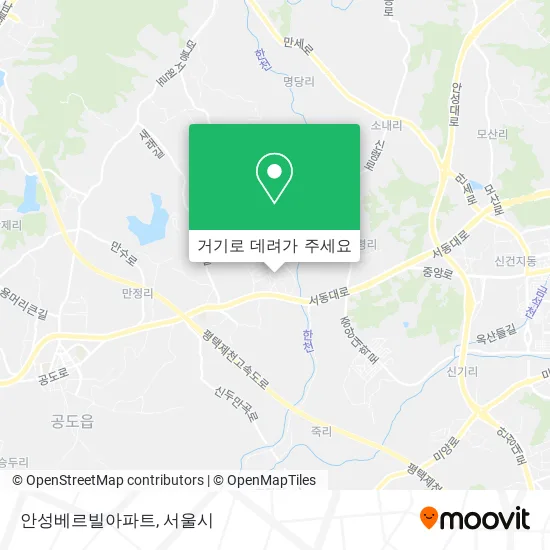 안성베르빌아파트 지도