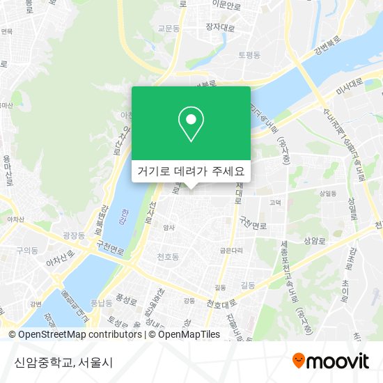 신암중학교 지도