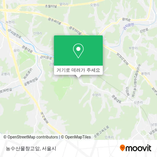 농수산물창고앞 지도