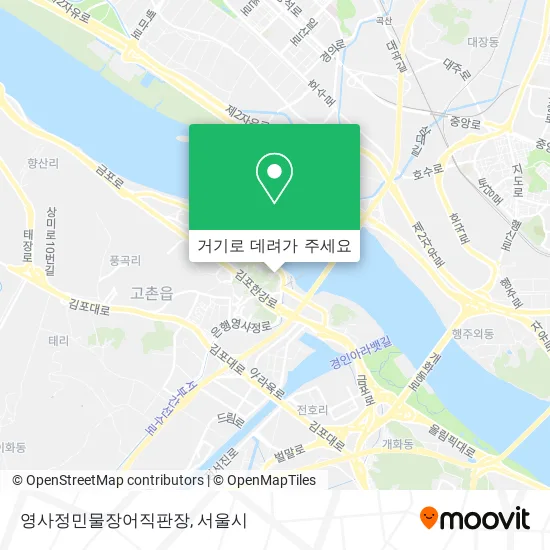 영사정민물장어직판장 지도