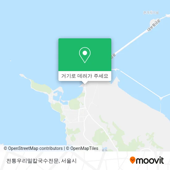 전통우리밀칼국수전문 지도