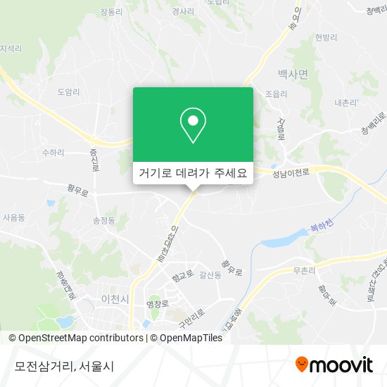 모전삼거리 지도